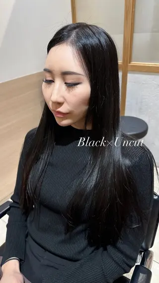 ロング カラー 天野 瑠真のヘアスタイル