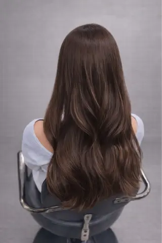 ロング カラー エクステ ダブルカラー新宿のヘアスタイル