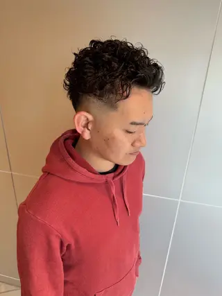 ショート パーマ メンズ 🔥メンズ特化/ パーマ＆カット🌀のヘアスタイル