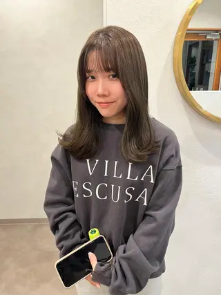 ミディアム カラー kako /透明感カラー🤍のヘアスタイル