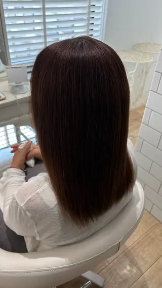 ロング 似合わせ 顔周りYUUGAのヘアスタイル