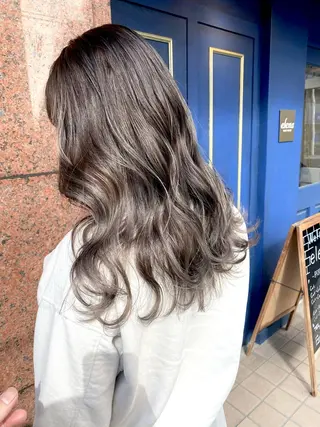セミロング カラー ヘアアレンジ TOPSTYLIST 🇬🇧JIMMYのヘアスタイル