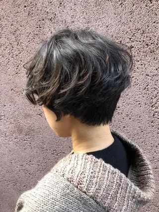 ショート パーマ 山口 悟のヘアスタイル