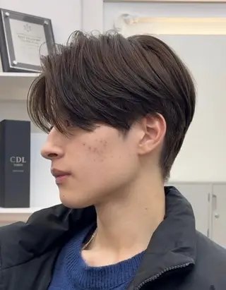 カラー メンズ Cocoro 艶カラーのヘアスタイル