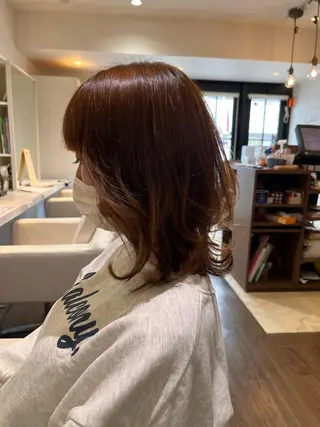 ミディアム 福本 好子のヘアスタイル