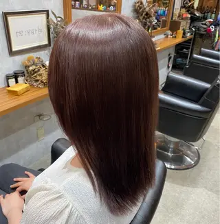 カラー 今枝莉菜 上品なツヤカラーのヘアスタイル