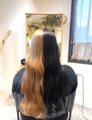 ロング カラー 栄/レイヤーカット /ケアブリーチ🍁楓のヘアスタイル