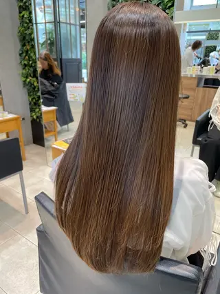 ロング カラー パーマ 原 萌香のヘアスタイル