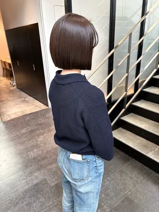 ショート カラー mao | 柔らか艶カラー🫧のヘアスタイル