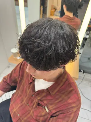 パーマ メンズ 菅野 心悠/メンズヘアのヘアスタイル