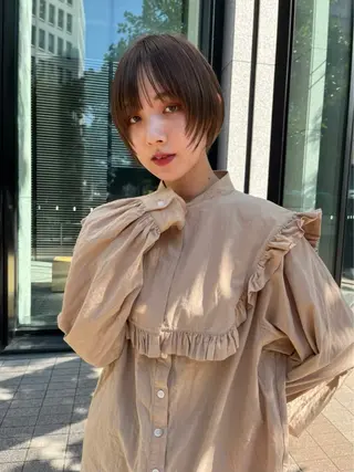 ショート トミオカ ノアのヘアスタイル