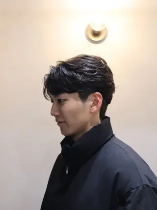 パーマ メンズ 大阪茶屋町 メンズカット関田拳のヘアスタイル