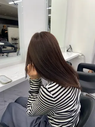 ミディアム カラー ヘアアレンジ Over hair_ misakiのヘアスタイル