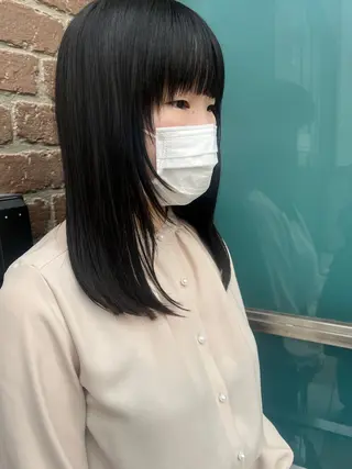ロング カラー 久木原 ゆりのヘアスタイル