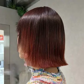 ミディアム カラー 透明感カラー🫧🎀 まりなのヘアスタイル
