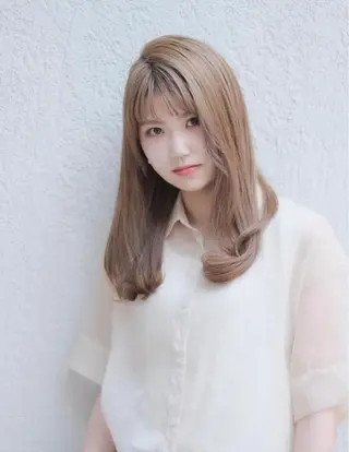 セミロング beauty: beast 横川店のヘアスタイル