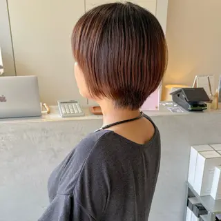 ショート 安西 香利奈のヘアスタイル