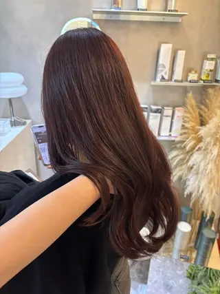 ロング カラー Ayano‪‪🎀似 合わせ×透明感🎀のヘアスタイル