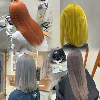 カラー オカベ ショウマのヘアスタイル