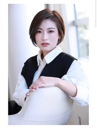 ショート 濱岡 寧々花のヘアスタイル