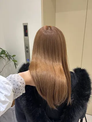 セミロング カラー Zina天神/ nozomiのヘアスタイル