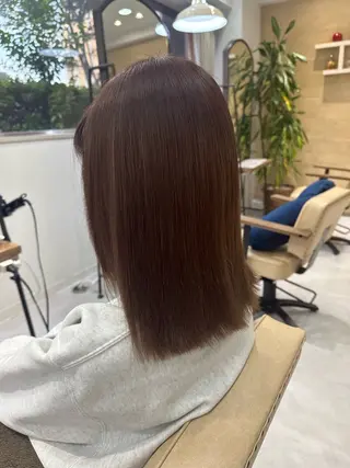 セミロング カラー ICHIKA/暖色 カラー / Wカラーのヘアスタイル