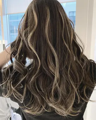 ロング カラー ヘアアレンジ 阿部 圭悟のヘアスタイル