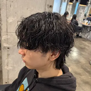 メンズ 🪽直毛男子の救世主 🪽フェザーパーマのヘアスタイル