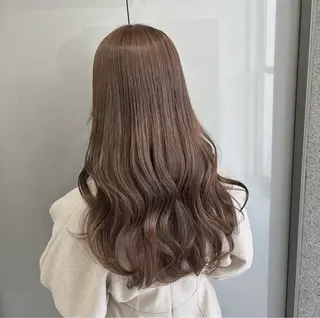 ロング カラー 盛れる上質ワンホン ヘア🤍YUME🤍のヘアスタイル