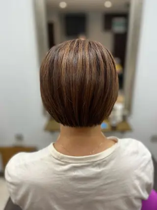 ショート パーマ 産休の為お休みです! 小島凜のヘアスタイル