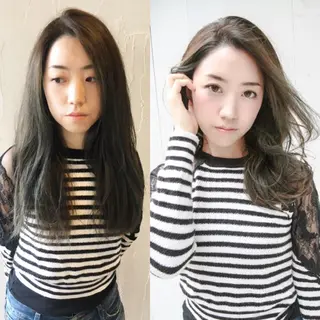 ロング 髪質改善縮毛矯正 専門店のヘアスタイル