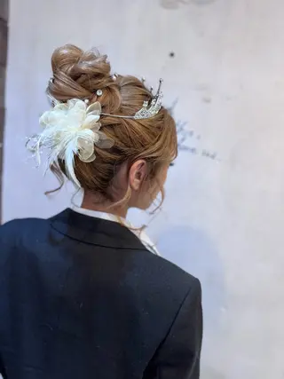 ロング ヘアアレンジ 伊藤 栄子のヘアスタイル