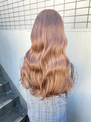 ロング カラー エフェクトブリーチ 🌟前澤啓太朗のヘアスタイル