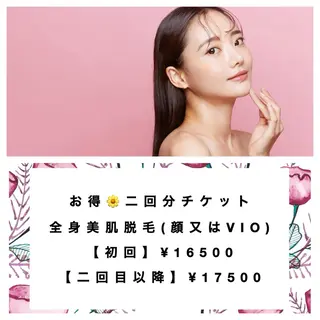 ショート カラー パーマ ヘアアレンジ メンズ キッズ ネイル マツエク・マツパ アイブロウ Chloe-クロエ- 脱毛/フェイシャルのエステ・リラクイメージ