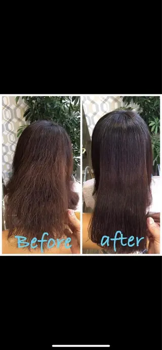 セミロング 髪質改善✨美髪矯正✨ KAREN🍓のヘアスタイル