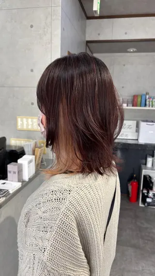 ミディアム REVE美容室 REVEマツエクのヘアスタイル