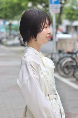ショート joh/メンズ/ ブリーチ/矢場町のヘアスタイル