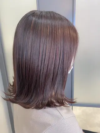 ミディアム カラー 【透明感、艶髪】西村 有司のヘアスタイル