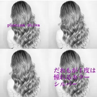 ロング カラー 美容室 HAKUAのヘアスタイル