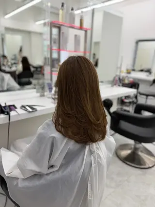 ロング カラー 🤍レイヤー/顔周り /hirari🤍のヘアスタイル