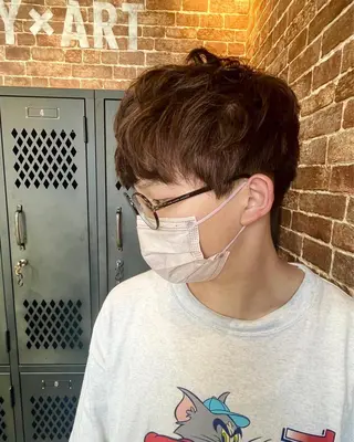 ショート メンズ 久木原 ゆりのヘアスタイル