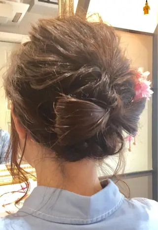 セミロング ヘアアレンジ 後藤 ユウキ/髪質改善🫧のヘアスタイル