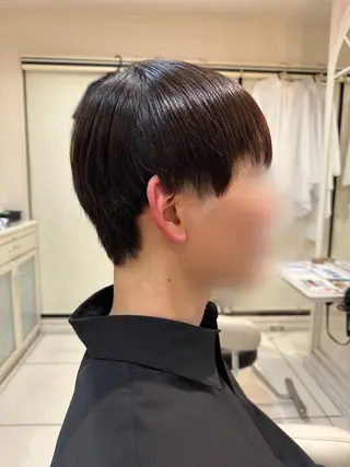 メンズ ツヤ重視 ワンカラー🫧Mioのヘアスタイル