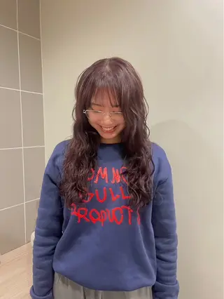 ロング パーマ 大関 星翔のヘアスタイル