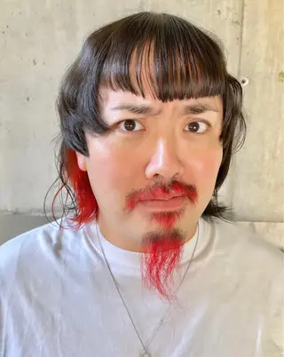 ショート 派手髪デザインカラー ヒロカのヘアスタイル