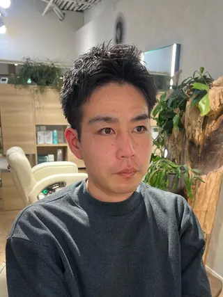 ショート メンズ 梅田茶屋町メンズ 専門美容師 山元一平のヘアスタイル