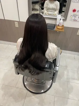 セミロング カラー Hika.ハイトーン 髪質改善🩵ᩚ🫧のヘアスタイル