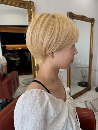 ショート カラー 藤井 章太のヘアスタイル