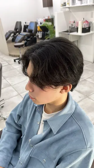 ショート パーマ メンズ 🏆メンズヘア特化 🥇代表りんぺーのヘアスタイル