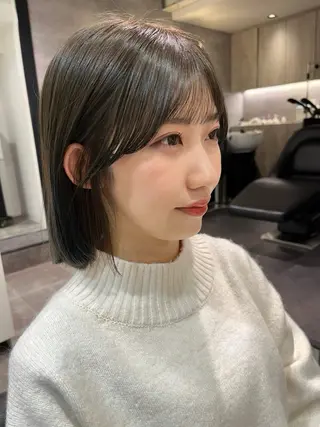 ミディアム カラー ナチュラル韓国ヘア 🇰🇷塚田凌太のヘアスタイル
